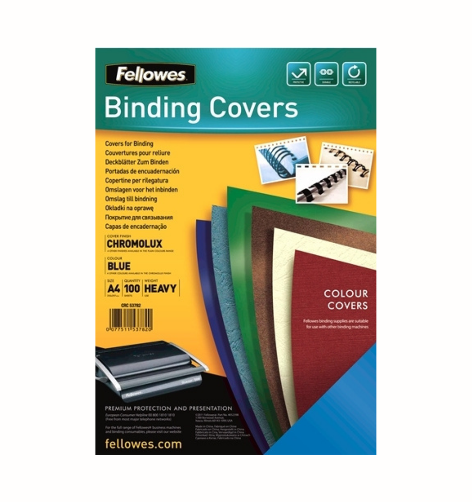Portadas A4 Fellowes – 100 uds