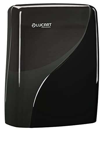 Dispensador de toallitas zig zag Lucart – negro