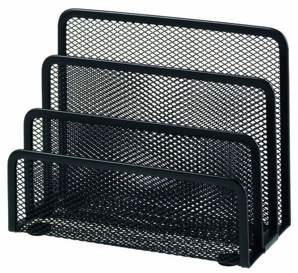 Organizador vertical OFD de rejilla metálica – negro