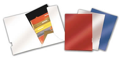 Subcarpeta con bolsa lateral A4 Ejecutivo – azul