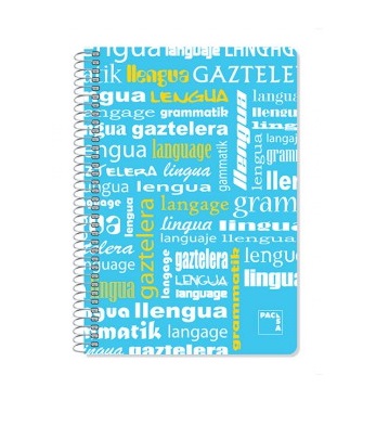 Bloc espiral folio Pacsa – cuadrícula 4×4, 80H, 90 g