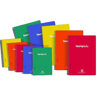 Bloc folio horizontal – tapa dura, colores surtidos
