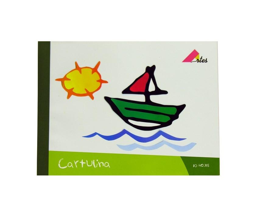 Bloc de Cartulinas Artes – 10 hojas colores surtidos