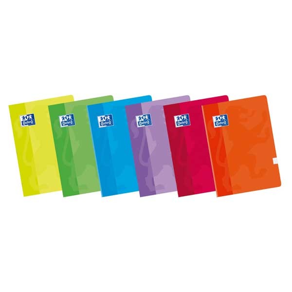 Libreta A5 Oxford cuarto con tapa blanda grapada – 48 H, 90 g