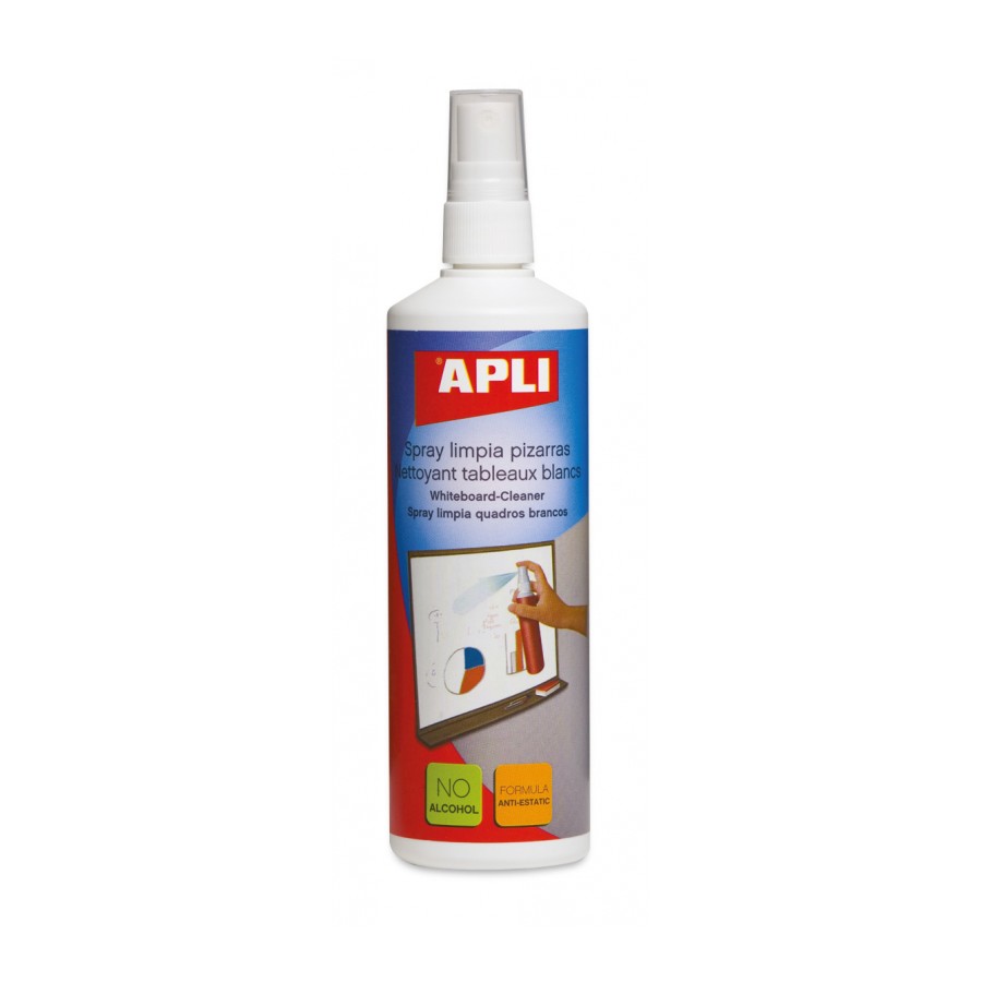 Spray Limpiador de Pizarras Apli 250 ml – Ref. 11305