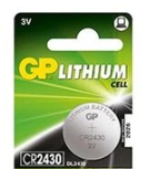 Pila botón CR2430 litio GP – 3 V