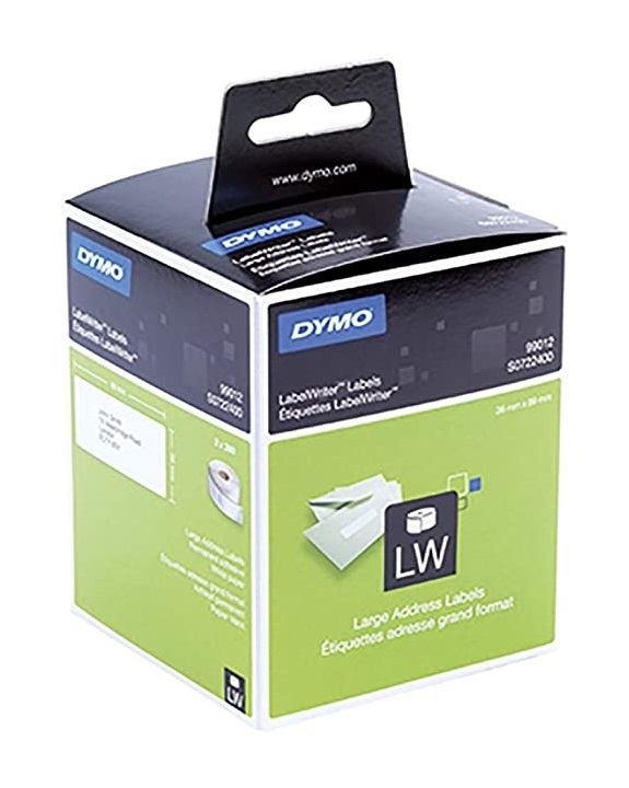 Rollos de etiquetas 89×36 mm Dymo – 260 etiquetas, pack 2 uds 