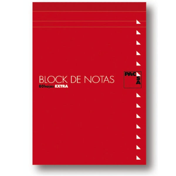 Bloc de notas cuarto Pacsa