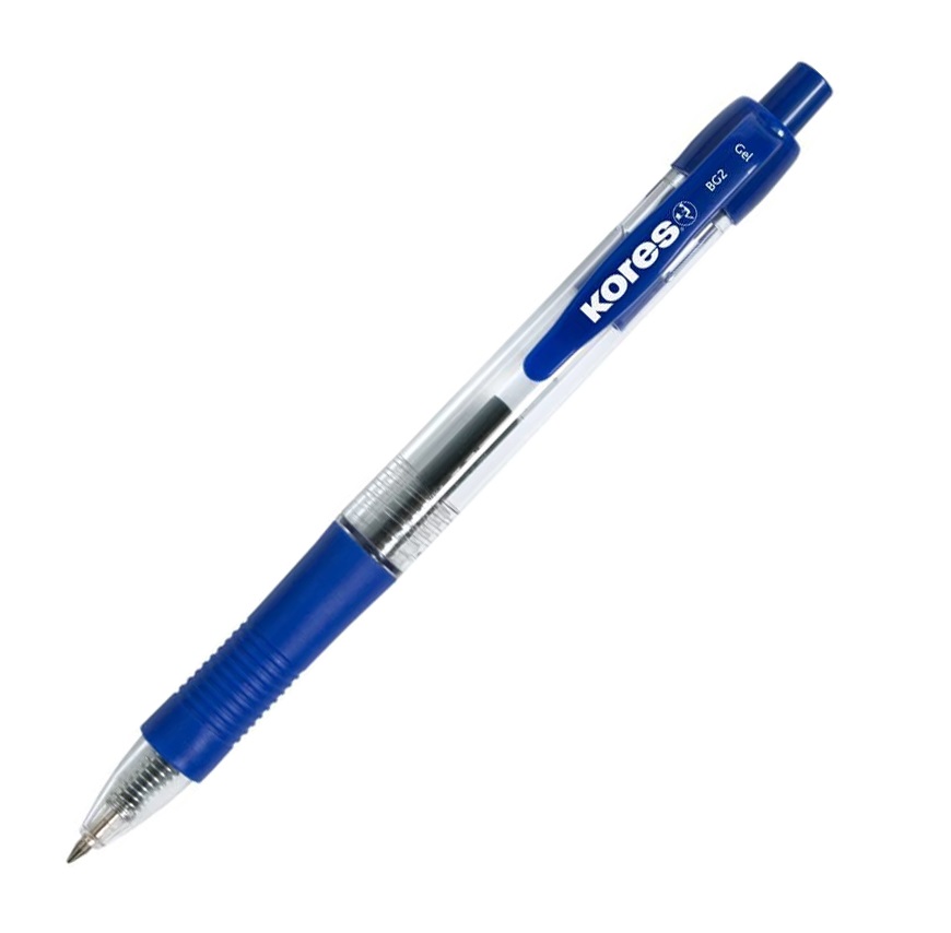 Bolígrafo retráctil de gel Kores BG2