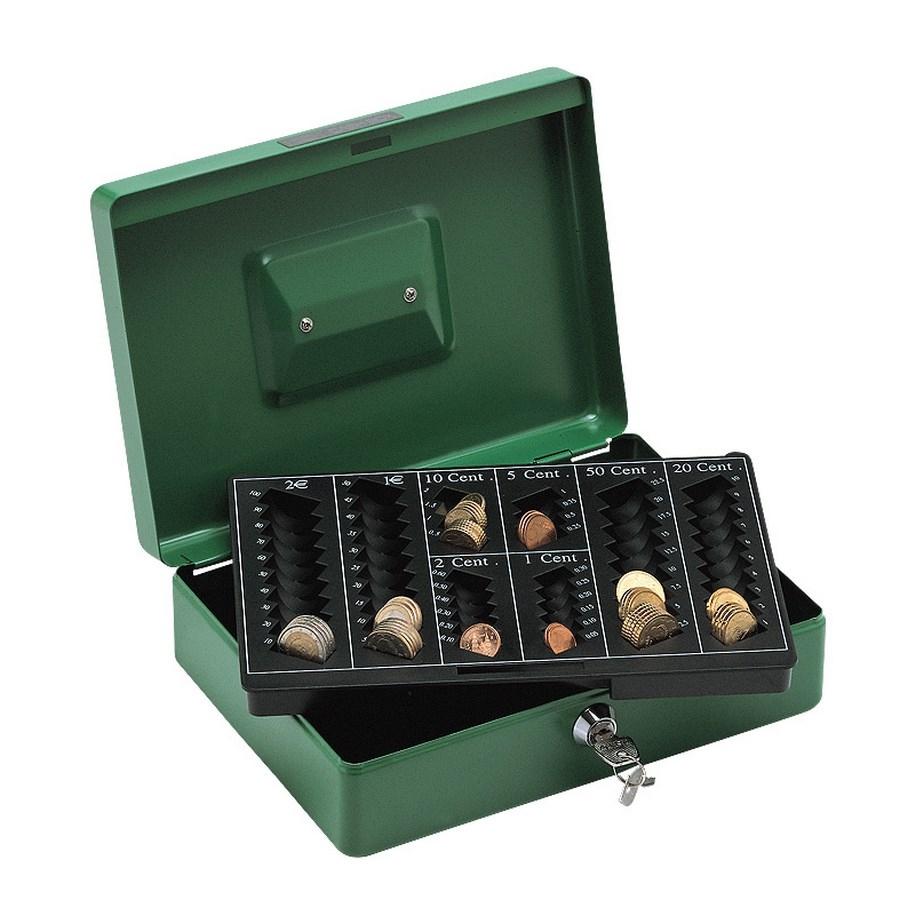 Caja de caudales Artes SR‑8933 – azul, con bandeja interior