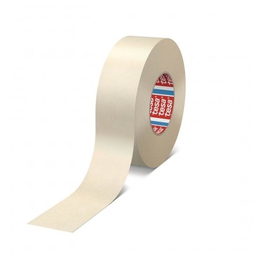 Rollo cinta crepé Tesa – 50 m×38 mm, blanco