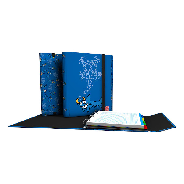 Archivador A4 CarpePlús Shark – 25 mm, 4 anillas