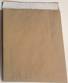 Bolsas de envío kraft – 32×23,6 cm, fuelle 6 cm, caja 250 uds