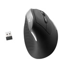 Ratón Ergonómico Vertical Inalámbrico Negro/Gris – Ewent EW3158