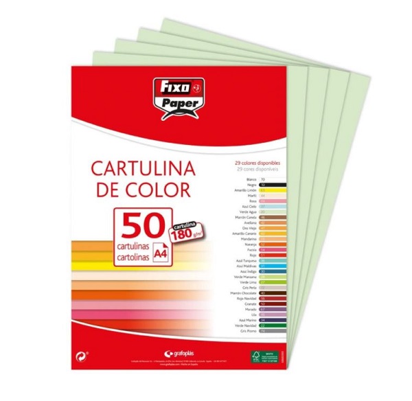 Cartulina A3 180grs