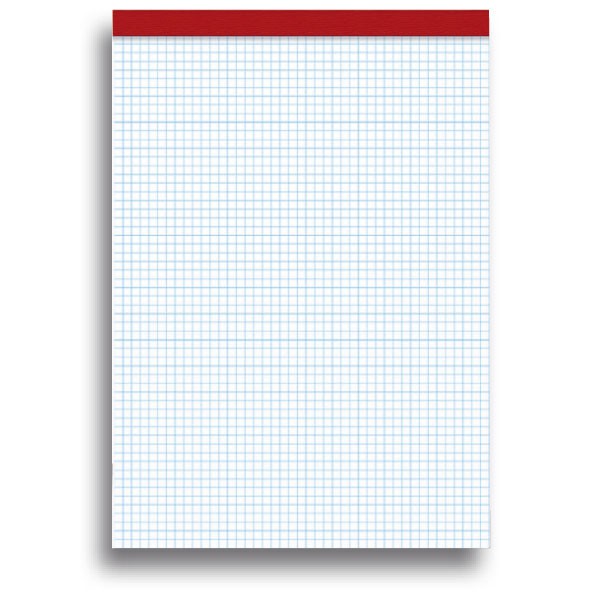 Bloc de notas folio – cuadrícula 4×4
