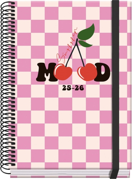 Agenda escolar A6 curso 2025/2026 Dohe - Cherry