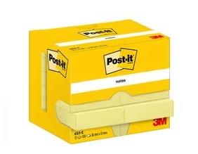 Notas adhesivas Post‑it – 38×51 mm