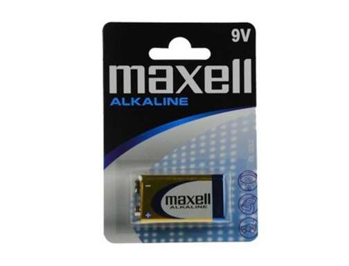 Pila Alcalina 9V Maxell LR09 / 6LR61