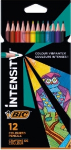 Lápices de colores Bic Intensity Up – 12 uds