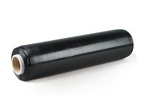 Rollo de film extensible - Negro, Transparente
