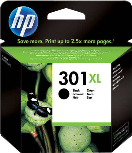 Cartucho HP 301XL – negro