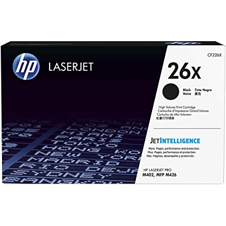Tóner HP 26X CF226X – negro