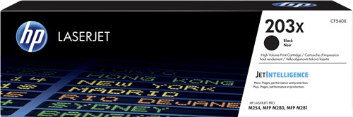 Tóner negro HP 203X CF540X