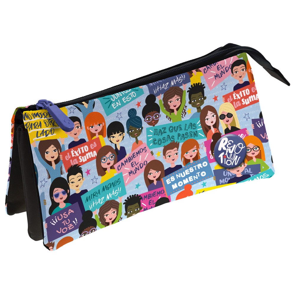 Estuche portatodo triple Grafoplás Move On