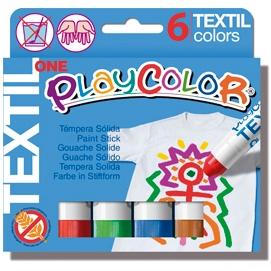 Témpera sólida textil Playcolor – 6 uds