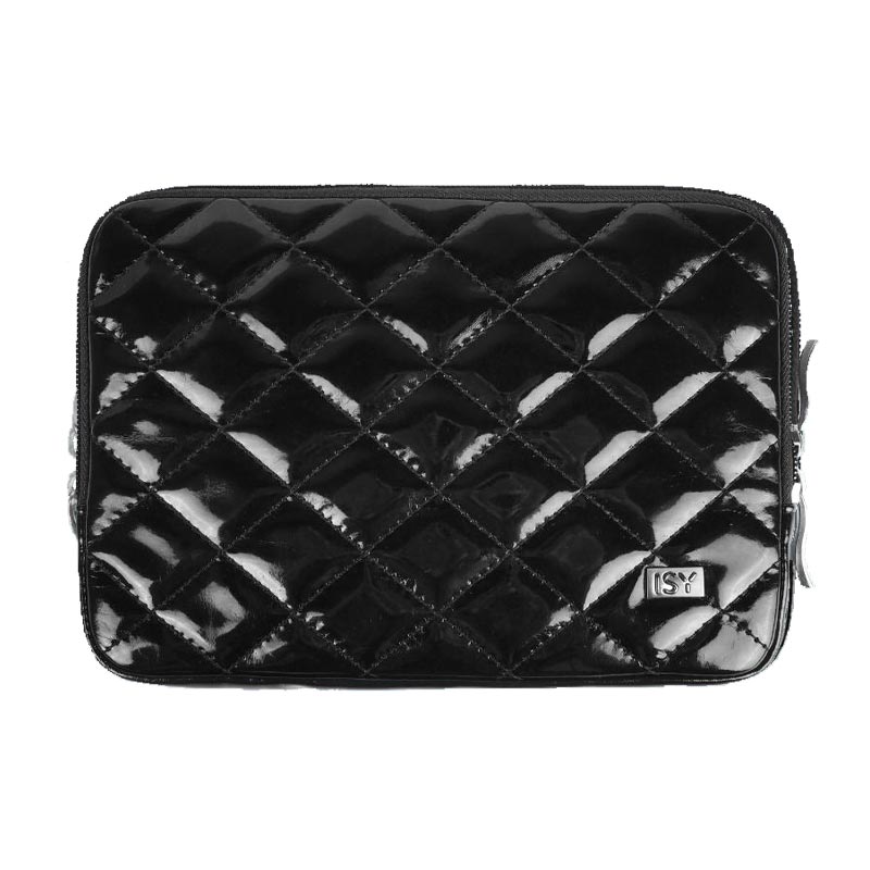 Funda para Tablet 10" ISY ITB 2000 – Negra Acolchada Brillante