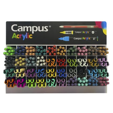 Rotuladores acrílicos Campus Acrylic – expositor 232 uds