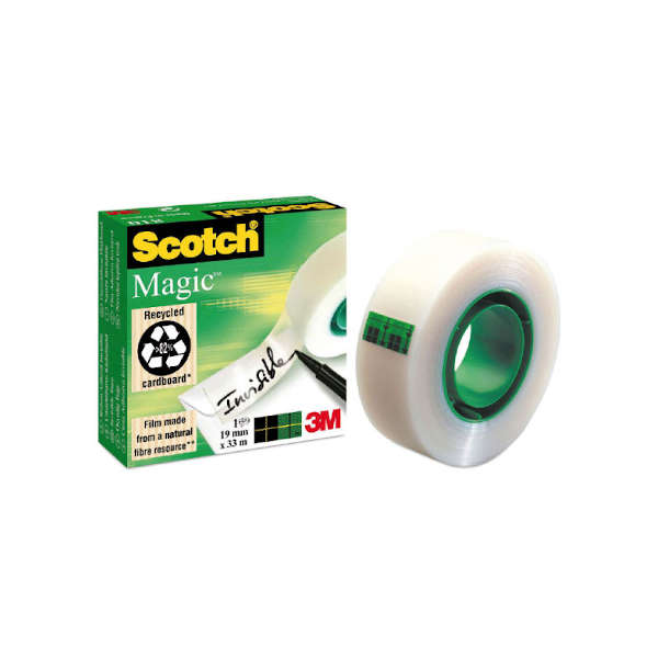 Cinta adhesiva Scotch Magic – 19 mm × 33 m