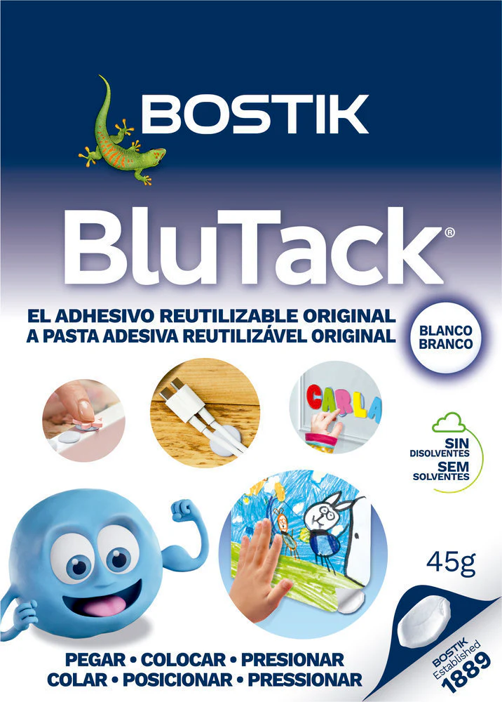 Masilla adhesiva Blu-Tack - blanca