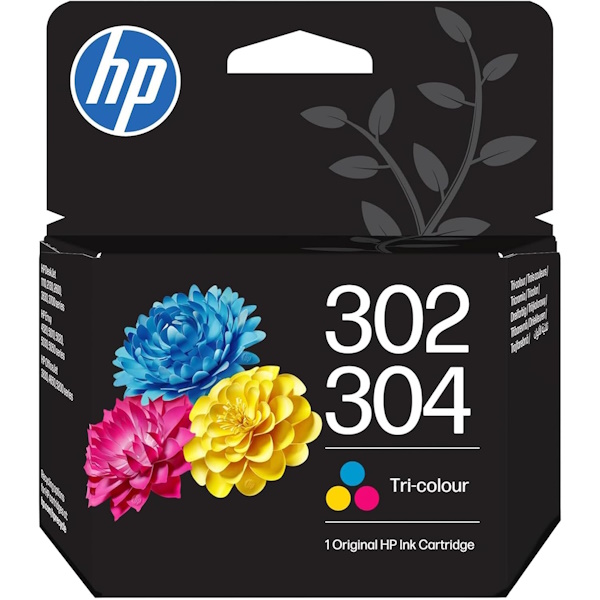 Cartucho HP 302/304 – tricolor