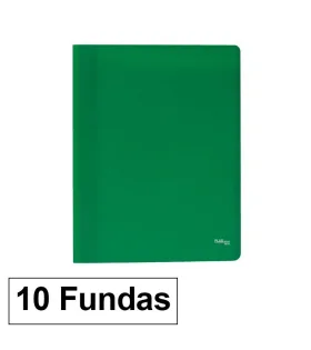 Tarifario A4 Plus Office – polipropileno, 10 fundas, tapa básica