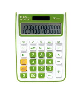 Calculadora de sobremesa Plus Office SS Color 1 – 12 dígitos, verde