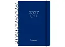 Agenda anual 2027 A5 Campus - día página, tapa de polipropileno, azul