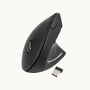 Ratón inalámbrico ergonómico vertical TooQ - 3200 DPI, 6 botones, negro