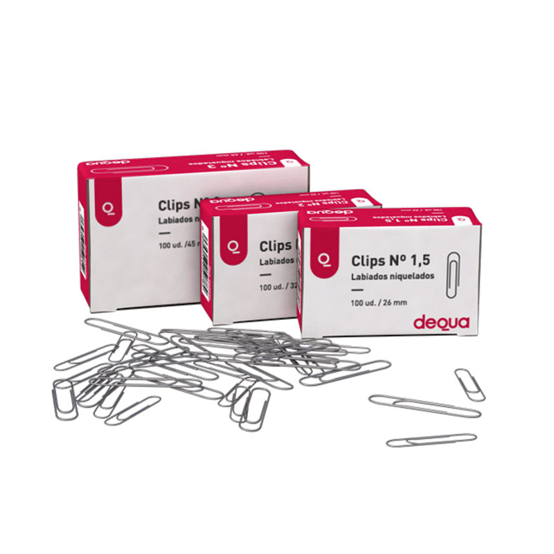 Caja 100 Clips Labiados - Dequa