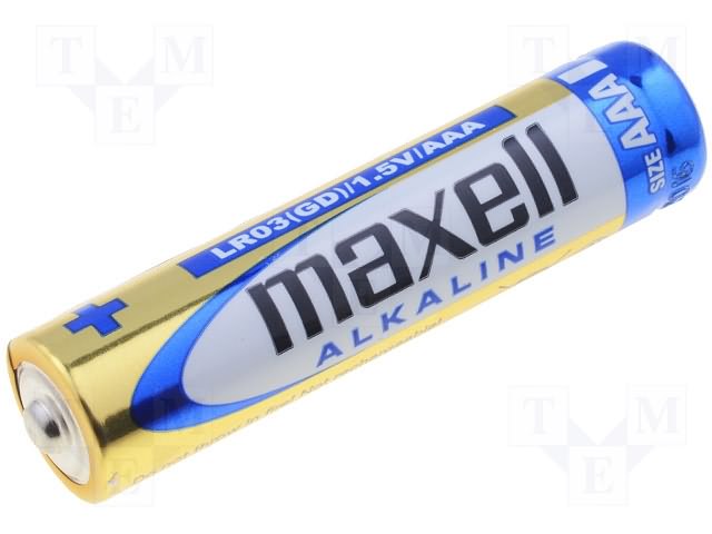 Pilas AAA LR03 Maxell – pack 4 uds