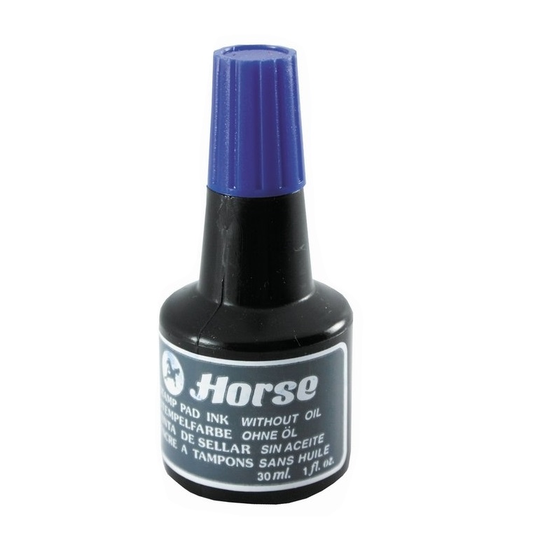 Tinta tampón Horse – negro, 30 ml