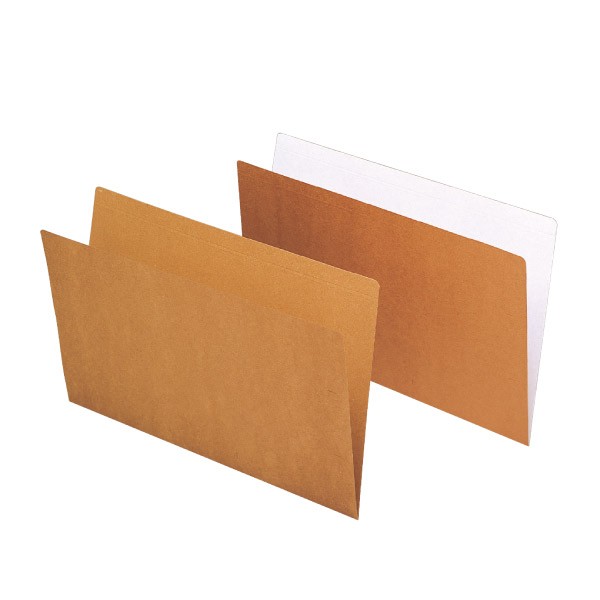 Subcarpetas A4/folio – kraft bicolor, 240 g, pack 25 uds