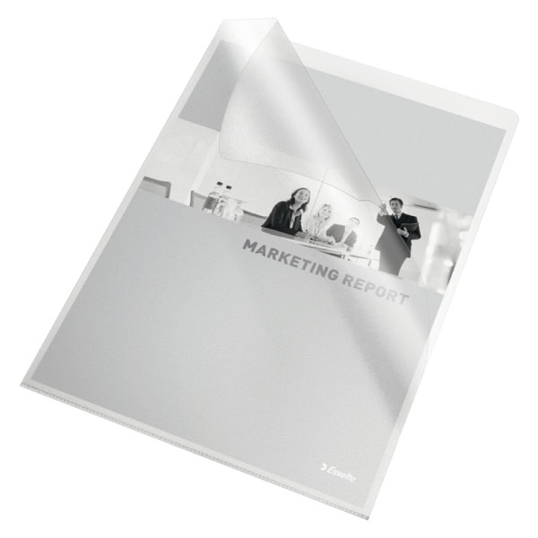 Dossier uñero folio Esselte – PVC, 140 micras, caja 100 uds