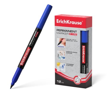 Rotulador OHP permanente P‑100 – punta F