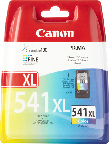 Cartucho Canon CL‑541XL – tricolor