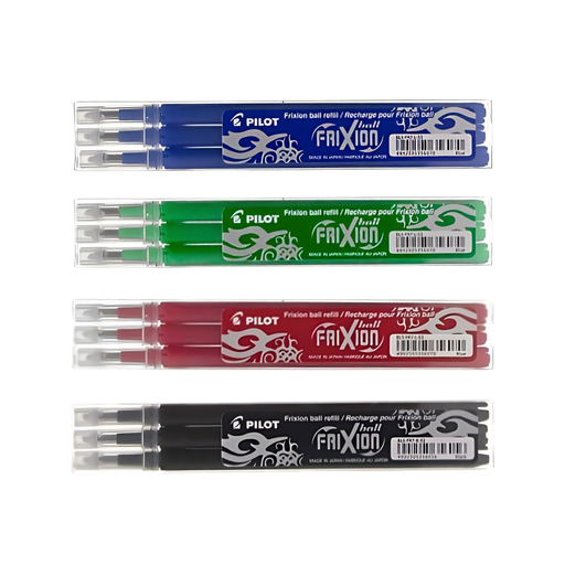 Recambios Pilot Frixion Ball – Pack de 3 unidades compatibles con bolígrafo borrable