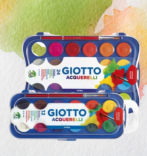 Acuarelas Giotto + pincel 