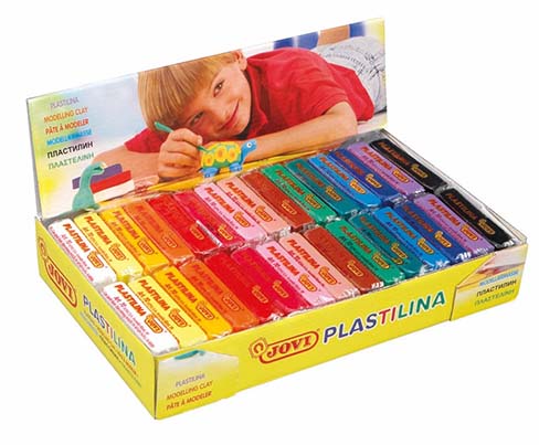 [MEJOV0569 - 012646] Tacos plastilina pequeños 50 g Jovi - Caja 30 uds,[70/S] 