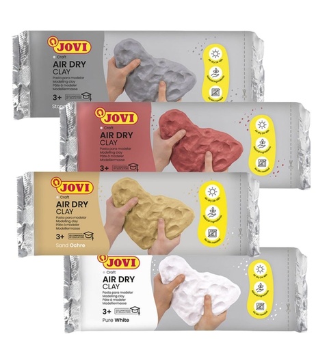 Jovi Air Dry Clay – Pastilla de Pasta para Modelar 250 g